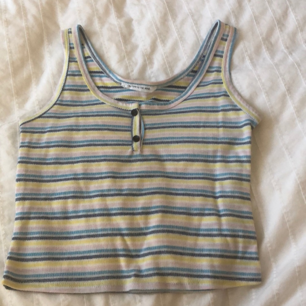 Cute striped tank top